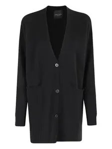 Кардиган на пуговицах Roberto Collina, черный