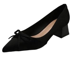 Dawei's house Дом Dawei Наборы женских туфель на высоком каблуке в подарочной коробке с черным бантом и подарком, цвет Black Bowknot Box with Gift Included