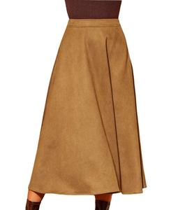 Женская юбка миди Take a Walk Cupshe, Beige/khaki