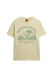 Футболка Superdry Lo-Fi, Light yellow
