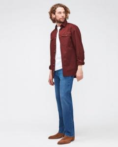 Прямые мужские джинсы со средней посадкой индиго 7 For All Mankind, синий