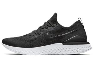 Nike Epic React Flyknit 2 Черный Белый