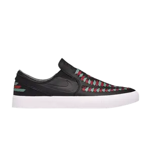 Кеды Nike Zoom Stefan Janoski Slip RM SB 'Crafred Black', черный