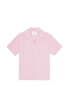 Рубашка Lukas в полоску с короткими рукавами Les Deux, розовый