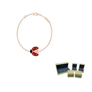 Van Cleef & Arpels Браслеты Lucky Spring Collection Alloy для женщин красный