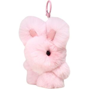 Плюшевый кулон с кроликом и стоячими ушками высотой 13 см Jinnew