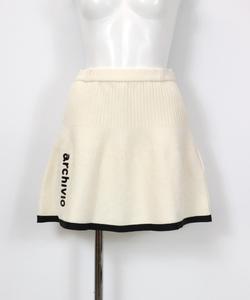 Вязаная расклешенная юбка для торгового центра Archivio, цвет White(090)