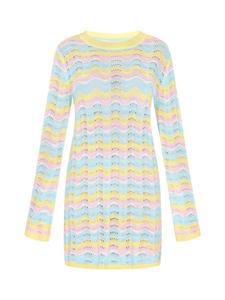 Платье до колена IZIA, цвет yellow multicolor