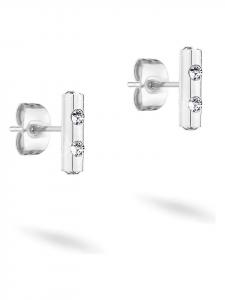 Серьги-гвоздики со стеклянными камнями Tamaris