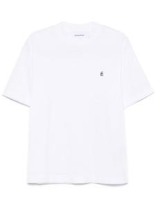 Футболка с вышитым логотипом Etudes, белый