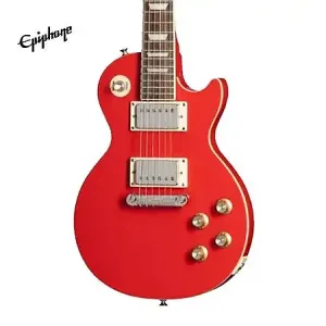Лучшая электрогитара для детей Epiphone Power Players Les Paul Electric Guitar - Lava Red (в комплекте сумка, кабель, медиаторы)