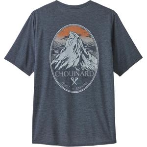 Классная повседневная футболка Patagonia, синий