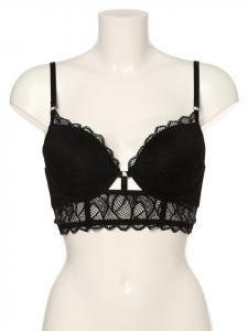 Бюстгальтер пуш-ап LASCANA, черный