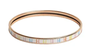 HERMES Uni Bangles Unisex Rose Gold