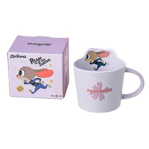 Пара керамических кружек Zootopia Collection для дома, красивые мультяшные милые кружки для воды, молока, кофе Disney, judy bear jia cup 300ml