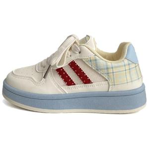 Нескользящие, легкие и дышащие низкие кроссовки для скейтбординга для женщин WENPU, Yellow Blue