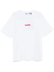 Футболка с вышивкой GCDS, белый