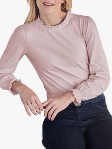 Топ Pure Collection с рюшами, цвет Soft Oyster