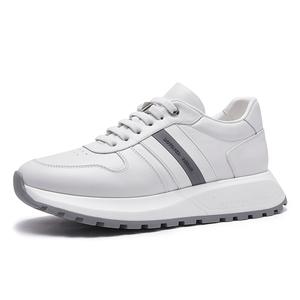 Bonnie Vicky Износостойкие повседневные низкие туфли для мужчин, белые