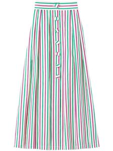 DESTREE полосатая юбка на пуговицах, зеленый
