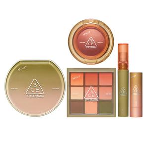 3CE Палитра теней для век Poseidon Blue, легко растушевывается, набор из пяти оттенков