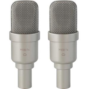 Кардиоидный конденсаторный микрофон Microtech Gefell M 930 Ts с большой диафрагмой и выходным трансформатором (Подобранная пара, сатинированный никель)