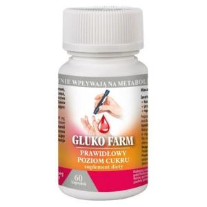 Биологически активная добавка Invent Farm Gluko Farm 60K Регулирует уровень сахара