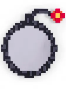 Настенное зеркало Pixel Seletti, серый