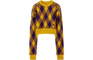 Свитер женский Burberry с узором, желтый