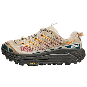 HOKA ONE ONE Кроссовки для трейлраннинга Mafate Three 2 Unisex бежево-оранжевые