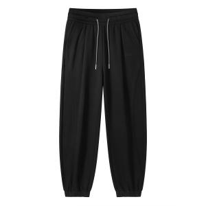 Dnnnnx Трикотажные спортивные штаны унисекс, Черный