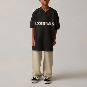 Детская футболка Fear Of God Essentials, цвет Black Iron