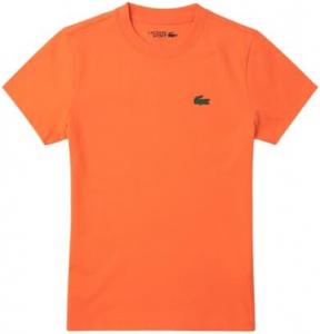 Женская спортивная футболка Lacoste Sport Ultra Dry Technical Cotton, Buoy Orange