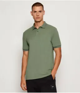 Поло Пио 1 regular fit Boss Green, зеленый