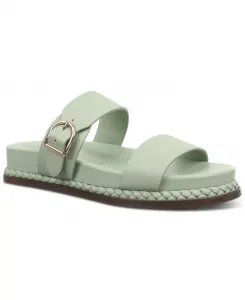 Женские сандалии Gianaa с двойными ремешками и стелькой Giani Bernini, зеленый