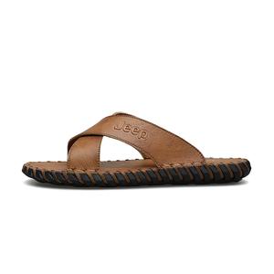 Мужские тапочки-слайды на резиновой подошве Jeep, Saffron