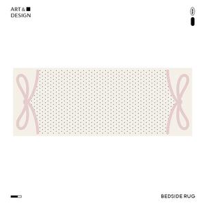 Saipos Ковер 80х180 см для спальни, без клея и формальдегида, французский стиль Qingshan Meisu Xiqi Princess