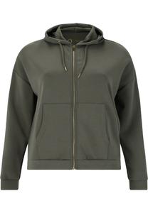 Толстовка с капюшоном на молнии Q by Endurance, темно-зеленый