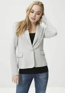 Блейзер Vero Moda из джерси "VMJULIA LS BLAZER", серый