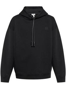 Худи с вышивкой Anagram LOEWE, черный