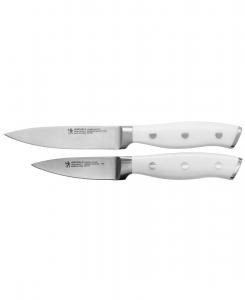Набор из двух кованых ножей для чистки овощей и фруктов HENCKELS с рукояткой JA Henckels, Stainless Steel Blade and White Handle