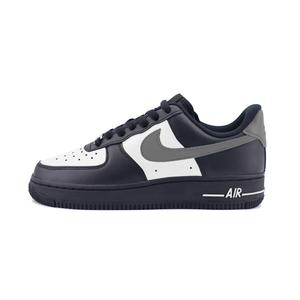 Nike Кроссовки для скейтбординга Air Force 1 07 с противоскользящим покрытием, износостойкие, унисекс, черные, белые, серые