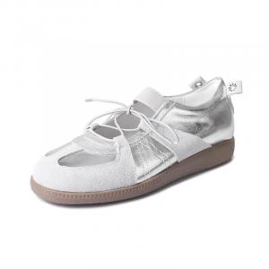 Повседневные однобортные туфли женские Echo&yolo, Ecru