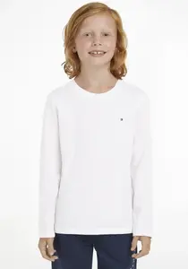 Рубашка с длинными рукавами Tommy Hilfiger "BOYS BASIC CN KNIT L/S", для мальчика, белый