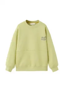 Детская толстовка Mango Kids, Neon Green