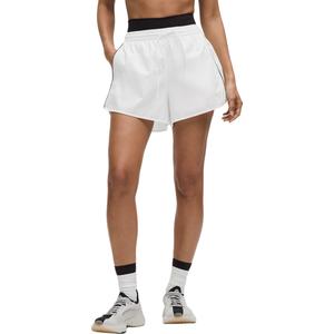 Женские спортивные шорты 3' Lululemon, белый/синий