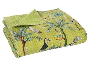 Одеяло J-LINE African Desire, 220x270x220 см, зеленый