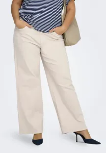 Carjuicy hohe taille /// широкая нога Only Carmakoma, Ecru