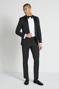 Черное платье приталенного кроя MOSS, черный