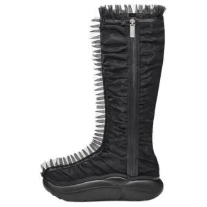 Сапоги высокие UGG Collina Strada с оборками, черный